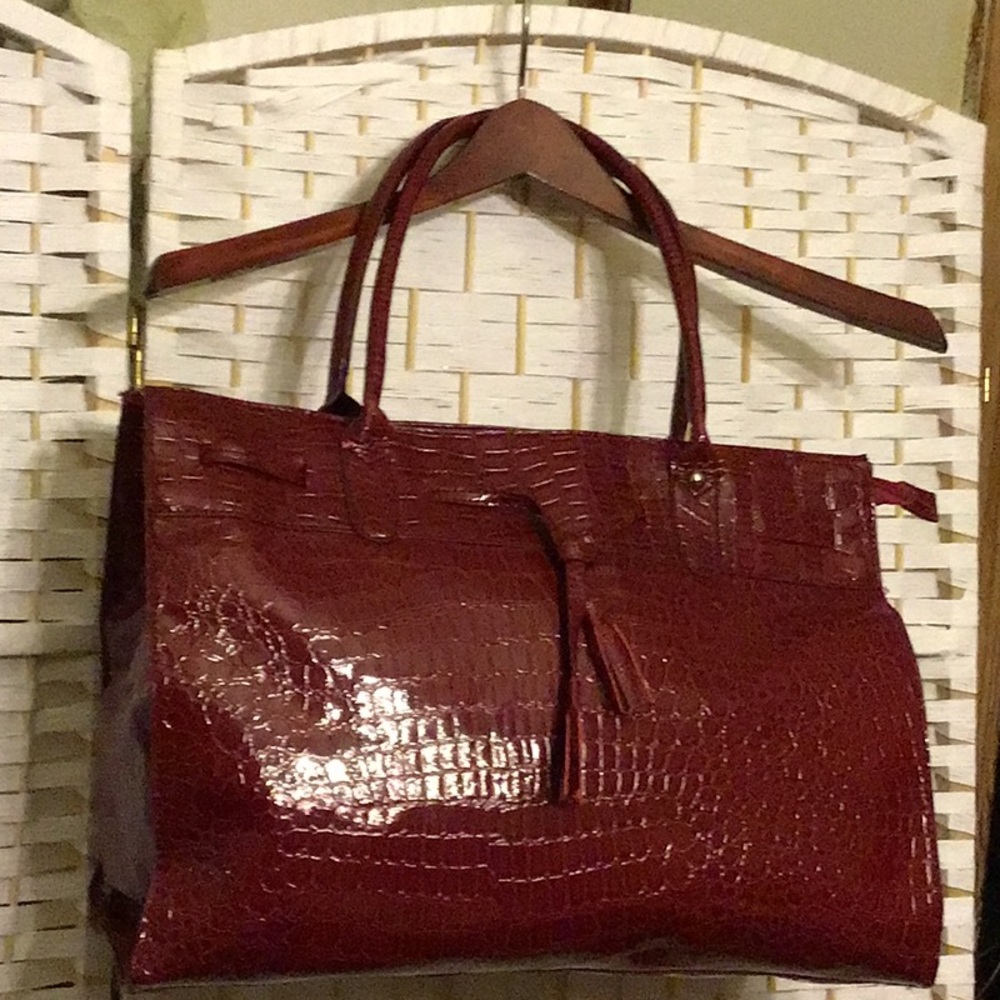 Ruby Red Tote - Picture 1 of 8